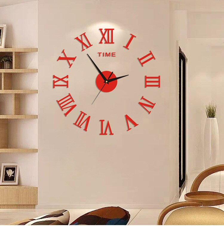 ceas de perete acrilic 3D ceas de bricolaj ceas de perete mut Nou decor pentru casă oglindă mare modă creativ diy ceas de perete ceas de perete din plastic