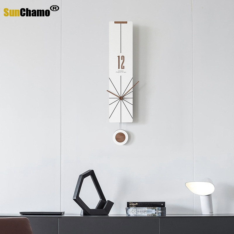 Net Red Living Room Otthoni divat Nordic Light Luxus Órák Modern Minimalista Óra Falművészet Lakberendezés Modern Design