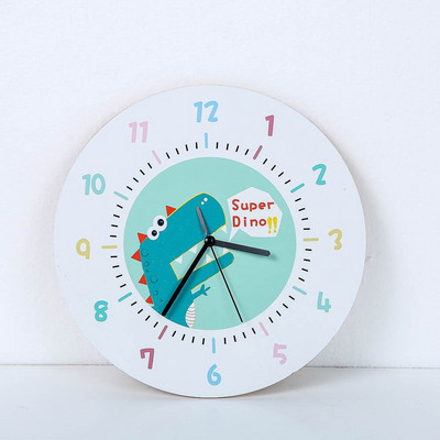 Rajzfilm Állatok Egyszarvú Falióra Gyerekek Inga Csendes Reloj de Pared Babaszobákhoz Horloge Lakás dekoráció Nappali dekoráció