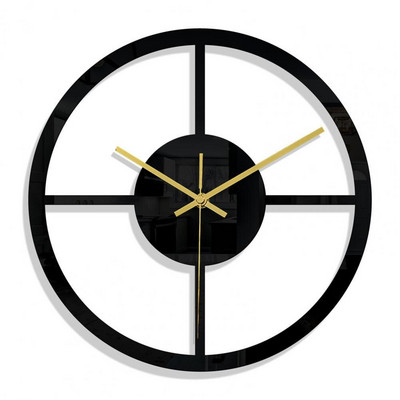 Falióra Szemet gyönyörködtető dekoratív akril nagy, modern 3D geometriai óra nappaliba