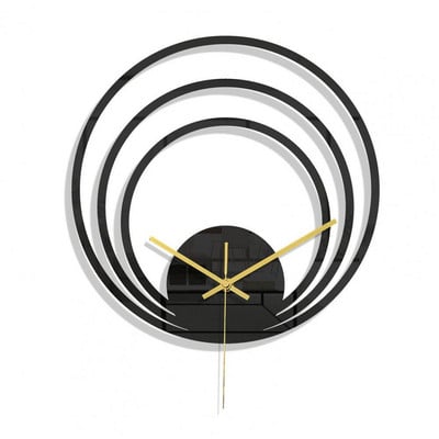 Falióra Szemet gyönyörködtető dekoratív akril nagy, modern 3D geometriai óra nappaliba