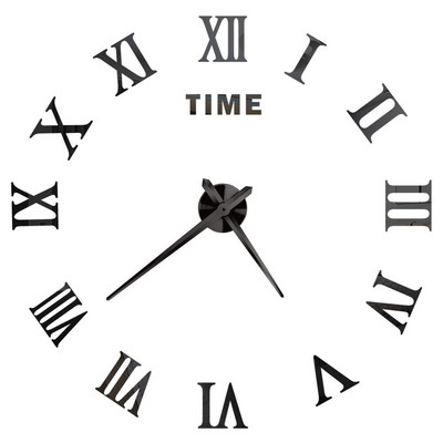 3D barkács falióra akril tükör matricák fali órák lakberendezéshez nappali kvarc tűs akasztós óra Europe Horloge