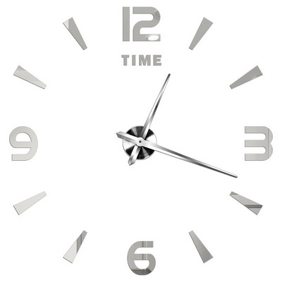 3D barkács falióra akril tükör matricák fali órák lakberendezéshez nappali kvarc tűs akasztós óra Europe Horloge