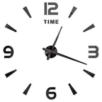3D barkács falióra akril tükör matricák fali órák lakberendezéshez nappali kvarc tűs akasztós óra Europe Horloge
