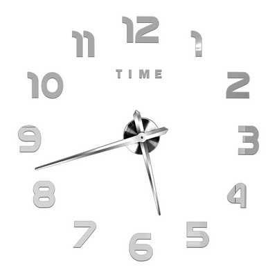 3D barkács falióra akril tükör matricák fali órák lakberendezéshez nappali kvarc tűs akasztós óra Europe Horloge