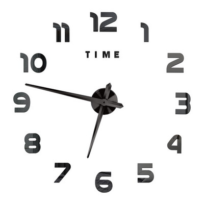 3D barkács falióra akril tükör matricák fali órák lakberendezéshez nappali kvarc tűs akasztós óra Europe Horloge