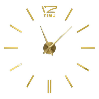 3D barkács falióra akril tükör matricák fali órák lakberendezéshez nappali kvarc tűs akasztós óra Europe Horloge