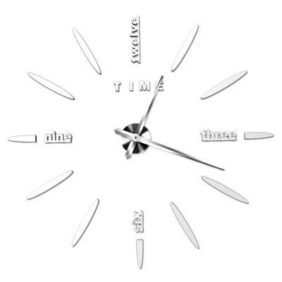 3D barkács falióra akril tükör matricák fali órák lakberendezéshez nappali kvarc tűs akasztós óra Europe Horloge