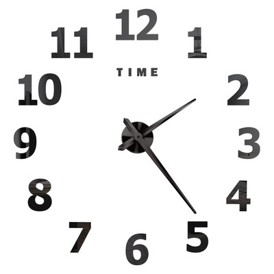 3D barkács falióra akril tükör matricák fali órák lakberendezéshez nappali kvarc tűs akasztós óra Europe Horloge