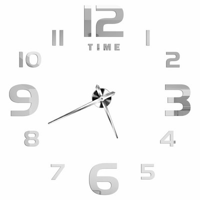 3D barkács falióra akril tükör matricák fali órák lakberendezéshez nappali kvarc tűs akasztós óra Europe Horloge