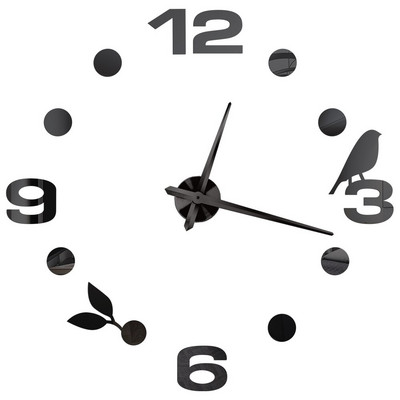 3D barkács falióra akril tükör matricák fali órák lakberendezéshez nappali kvarc tűs akasztós óra Europe Horloge