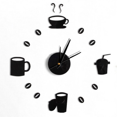 4 Színes falióra kvarc óra reloj de pared modern design nagy dekoratív órák Európa akril matricák nappali klok