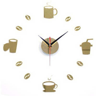 4 Színes falióra kvarc óra reloj de pared modern design nagy dekoratív órák Európa akril matricák nappali klok