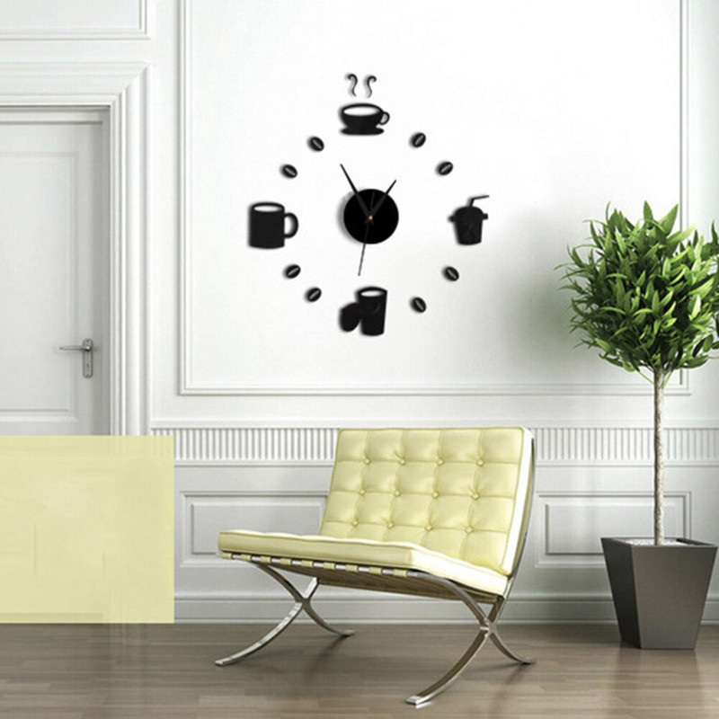 4 Színes falióra kvarc óra reloj de pared modern design nagy dekoratív órák Európa akril matricák nappali klok