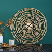 Évgyűrű Otthon Fali dekoráció Óra Rövid dizájn Modern Kreatív Csendes Orologio Parete Art Dekorációs Szalon Nappali Iroda