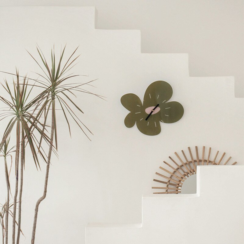 Cutelife Nordic Flower akril nagy dekoratív falióra modern design lakberendezési konyha óra barkácsolás hálószoba ipari óra