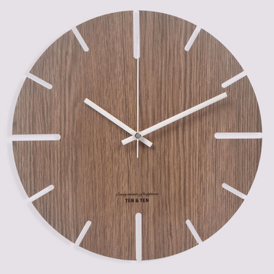 Ceas de perete din lemn, nordic, minimalist, ceasuri de perete din lemn, camera de zi, personalitate, ceasuri de uz casnic, ceasuri de perete silențioase, decor acasă