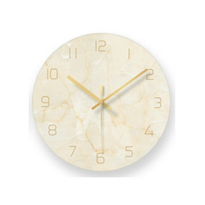 1PC Мраморен стенен часовник Прост декоративен креативен скандинавски модерен мраморен часовник Стенен часовник за всекидневна Кухня Офис Спалня