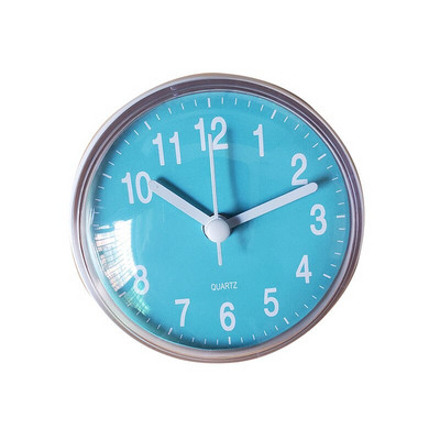 Mini Sucker falióra Fürdőszoba páramentesítő vízálló 7cm konyhai WC kis kvarc asztali óra