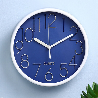 Modern fém falióra Nappali Konyha Kreatív nappali Minimalista divat Vízálló órák Orologio Da Parete Decor