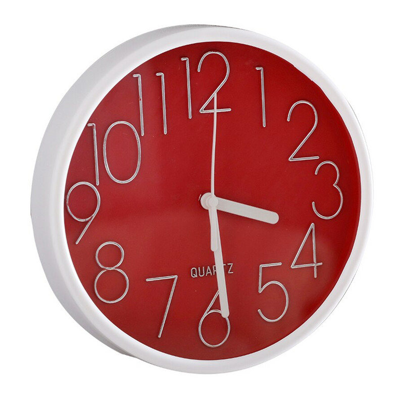 Modern fém falióra Nappali Konyha Kreatív nappali Minimalista divat Vízálló órák Orologio Da Parete Decor