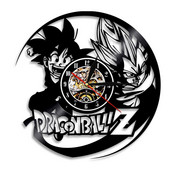 Rajzfilm Anime Son Goku Kakarotto CD bakelit lemez falióra barkácsolás kivehető műóra fekete Duvar Saati otthoni szoba dekoráció