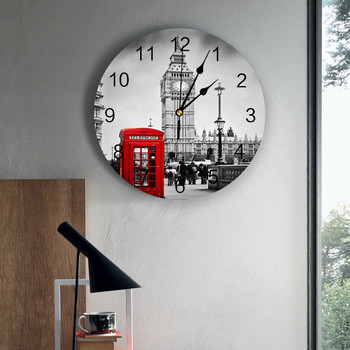 Tower Of London Uk Big Ben 3D стенен часовник Модерен дизайн Кратка декорация за всекидневна Кухненски часовник Художествен стенен часовник Домашен декор