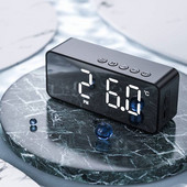 Bluetooth hangszóró órák LED digitális intelligens ébresztőóra Elektronikus FM rádió asztali órák USB asztali dekorációs óra szundi funkció