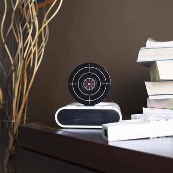 1 Set Gun Alarm Clock Shoot Alarm Recordable Gadget Target Desktop Ψηφιακό κομοδίνο Ξυπνητήρι Δώρο