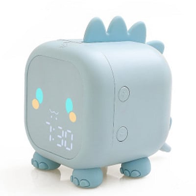 LED žadintuvas Mielas dinozaurų skaitmeninis žadintuvas vaikams prie lovos laikrodis Vaikų miego treneris Wake Up Night Light Relojes