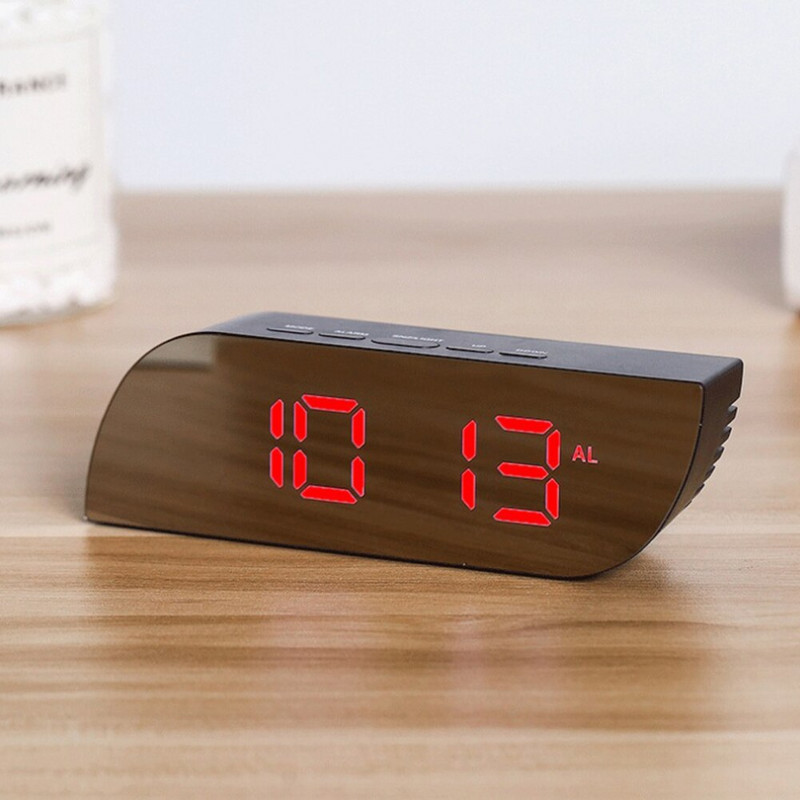 Namų dekoras, skirtas prie lovos temperatūros ekrano žadintuvo LED skaitmeninio darbalaukio