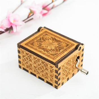 Music Box Daughter To Mom Thank You I Love You Engraved Music Box Vintage Διακόσμηση δώρου Το καλύτερο δώρο για τη μητέρα σας H99F