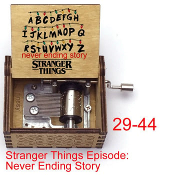 Stranger Things Beautiful Picture Printed Music Box Δώρο γενεθλίων διακοπών για φίλους παιδιά Melody Never Ending Story