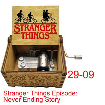 Stranger Things Beautiful Picture Printed Music Box Δώρο γενεθλίων διακοπών για φίλους παιδιά Melody Never Ending Story