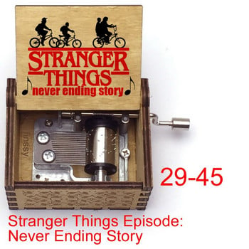 Stranger Things Beautiful Picture Printed Music Box Δώρο γενεθλίων διακοπών για φίλους παιδιά Melody Never Ending Story