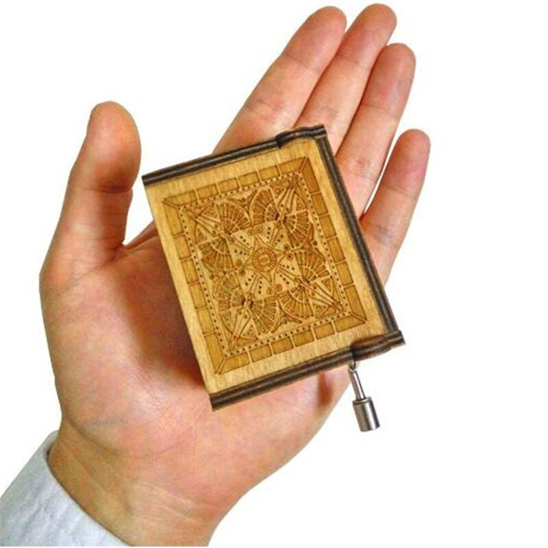 Drvena gravirana glazbena kutija - Ti si moje sunce, dar za ženu od muža - Volim te