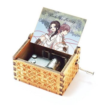 Isabella\'s Lullaby Music Theme από το Anime The Promised Neverland Music Box TPN Fans Tiny Hand Crank Musical Box