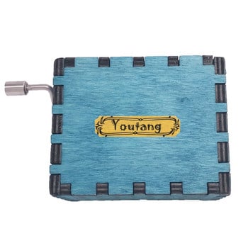 YouTang Music Box Hand Crank Musical Box Σκαλιστό ξύλο Μουσικά δώρα Χριστουγεννιάτικο μουσικό κουτί για παιδί,Play Twinkle Twinkle Little Star