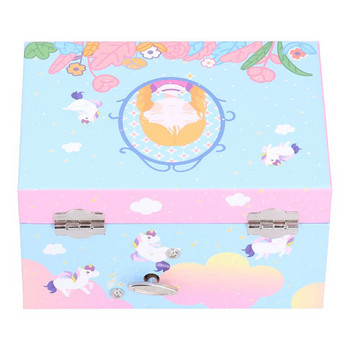 Παιδικό μιούζικαλ κοσμηματοπωλείο Kid girls Cartoon Ballerina Storage Box Organizer Δώρο Παιδικό Μουσικό Κουτί κοσμημάτων