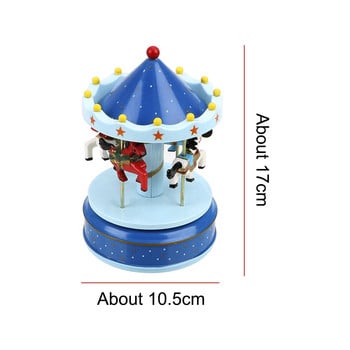 Carousel Box Music Boxes Χριστουγεννιάτικο Δώρο Γάμου Γενέθλια Καλαίσθητα μουσικά κουτιά Παιδικό παιχνίδι