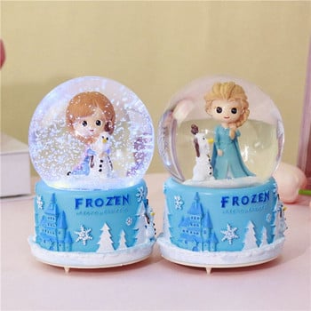 Glow Light Crystall Snow Globe Ball Music Box Ζευγάρια Σύζυγος Κορίτσι Γάμος Γάμος Ημέρα του Αγίου Βαλεντίνου Χριστουγεννιάτικο δώρο για λάτρεις