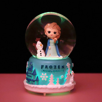 Glow Light Crystall Snow Globe Ball Music Box Ζευγάρια Σύζυγος Κορίτσι Γάμος Γάμος Ημέρα του Αγίου Βαλεντίνου Χριστουγεννιάτικο δώρο για λάτρεις