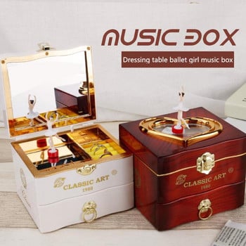 Classic Dancing Ballerina Music Box Mechanical Musical Jewelry Box Κορίτσια Παιδικά Χριστουγεννιάτικα δώρο γενεθλίων Music Box Μουσική