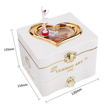 Classic Dancing Ballerina Music Box Mechanical Musical Jewelry Box Κορίτσια Παιδικά Χριστουγεννιάτικα δώρο γενεθλίων Music Box Μουσική