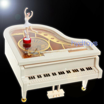 μουσικό κουτί γούνα elise Rotary Classical Ballerina Girl On The Piano Model Music Box Δώρο γενεθλίων γάμου αγάπη Διακόσμηση σπιτιού