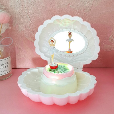 Kreativna jednostavna, moderna plastična glazbena kutija u obliku klavira Ukrasi za prijateljskog para Rođendanska djevojka Poklon Rotirajuća glazbena kutija u obliku glazbe