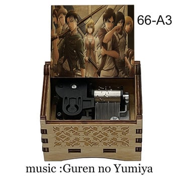 Anime Attack on Titan Music BoxShingeki No Kyojin Ataque De Los Titanes Μουσικό Θέμα Guren No Yumiya Χριστουγεννιάτικο Δώρο Φίλων