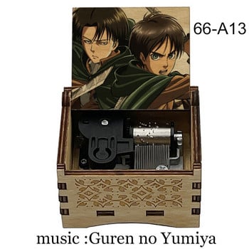 Anime Attack on Titan Music BoxShingeki No Kyojin Ataque De Los Titanes Μουσικό Θέμα Guren No Yumiya Χριστουγεννιάτικο Δώρο Φίλων