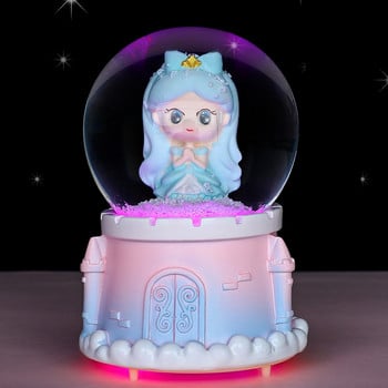 Girl Heart Cartoon Crystal Ball Music Box Στολίδι Princess Music Box Δώρο γενεθλίων Snow Astronaut Sailor Moon Carousel