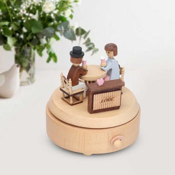 Musical Box Music Melody Box Desktop για την Ημέρα του Αγίου Βαλεντίνου Δώρο για διακόσμηση σπιτιού